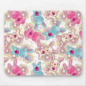 Kawaii Child Pattern met Cute Doodles Muismat (Voorkant)