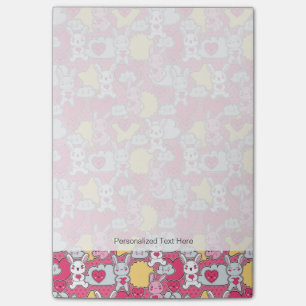 Kawaii Child Pattern met Cute Doodles Post-it® Notes
