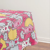 Kawaii Child Pattern met Cute Doodles Tafelkleed (Voorbeeld)