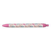 Kawaii Child Pattern met Cute Doodles Zwarte Inkt Pen (Voorkant)