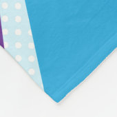 Kawaii Cloud and Rainbow Fleece Blanket Deken (Hoek)