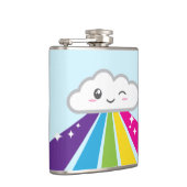 Kawaii Cloud en Rainbow Flask Heupfles (Rechts)