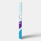 Kawaii Cloud en Rainbow iPad Case (Achterkant / Rechts)