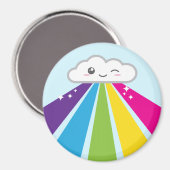 Kawaii Cloud en Rainbow Magnet Magneet (Voorkant / Achterkant)