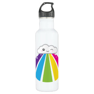 Kawaii Cloud en Rainbow Waterfles