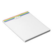 Kawaii Cloud- en regenboognotebooks Notitieblok (Schuin)