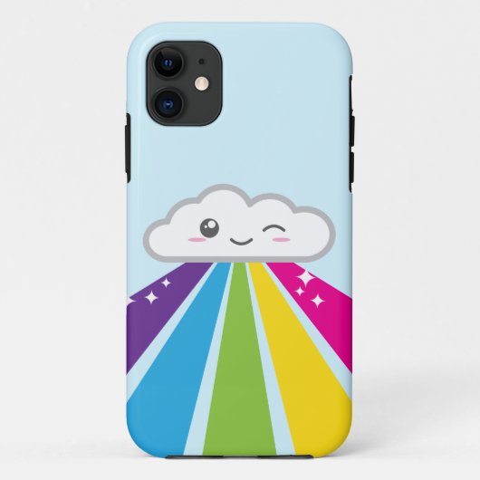 Kawaii Cloud et Rainbow coque iphone (Dos)