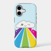 Kawaii Cloud et Rainbow coque iphone