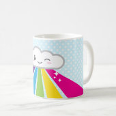 Kawaii Cloud et Rainbow Mug (Devant droit)