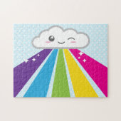 Kawaii Cloud et Rainbow Puzzle (Horizontal)