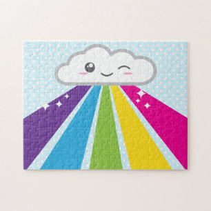 Kawaii Cloud et Rainbow Puzzle