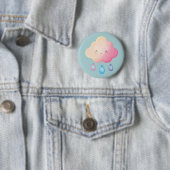 Kawaii Cloud Pin Ronde Button 5,7 Cm (In situ)