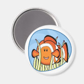 Kawaii Clownfish Magnet Magneet (Voorkant / Achterkant)