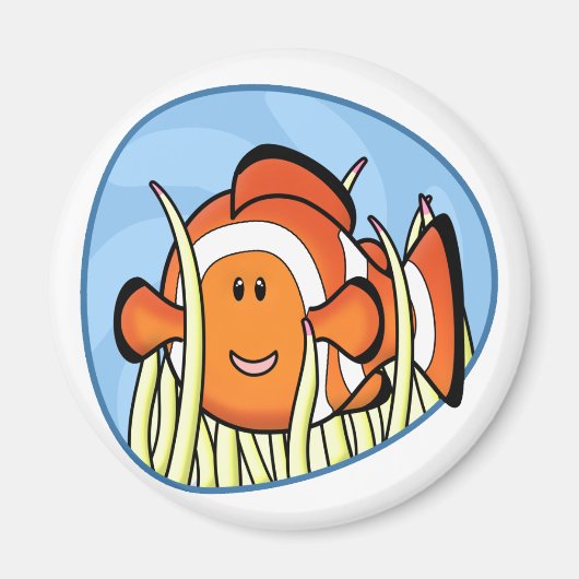 Kawaii Clownfish Magnet Magneet (Voorkant)
