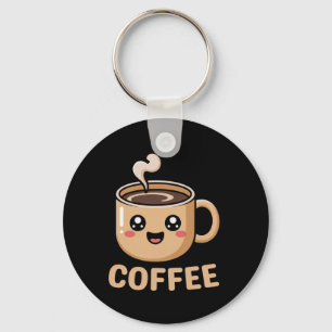 Kawaii Coffee Creamer Cup Schattige Halloween Kost Sleutelhanger