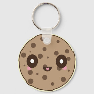 Kawaii Cookies chocoladeschip Sleutelhanger