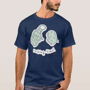 Kawaii Cooking Time Funny Food Pun Lover Chef Cook T-shirt