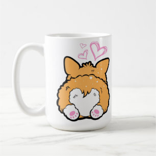 Kawaii Corgi Butt Koffiemok