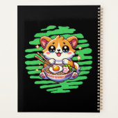 Kawaii Corgi manger bol de Ramen (Dos)