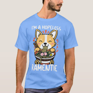 Kawaii Corgi Ramen Cute Puppy Japans Manga Anime T-shirt