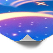 Kawaii Cosmic Cat Poster (Hoek)