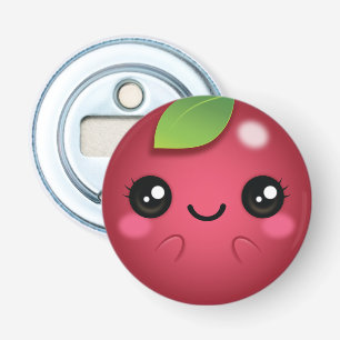 Kawaii Cranberry Button Flesopener