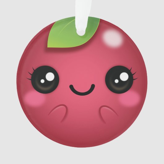 Kawaii Cranberry Ornament (voorkant)