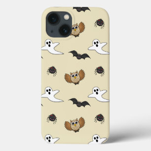 Kawaii Creepy Night Creatset iPhone 13 Hoesje