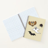 Kawaii Creepy Night Creatset Notitieboek (Binnen)