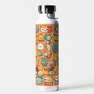 Kawaii Critters Squad; schattige chaos Waterfles