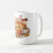 Kawaii Croissant Breakfast Mug (Devant droit)