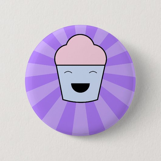 Kawaii Cupcake Button (Voorkant)