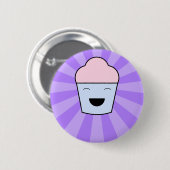 Kawaii Cupcake Button (Voorkant /achterkant)