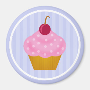 Kawaii Cupcake Cherry Magnet Magneet
