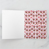Kawaii Cupcake Design – Schattigee dessertafbeeldi Kaart (Binnen)