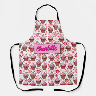 Kawaii Cupcake Design – Schattigee dessertafbeeldi Schort
