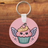 Kawaii Cupcake Sleutelhanger (Voorkant)