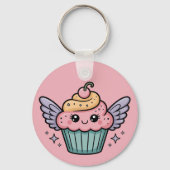 Kawaii Cupcake Sleutelhanger (Achterkant)