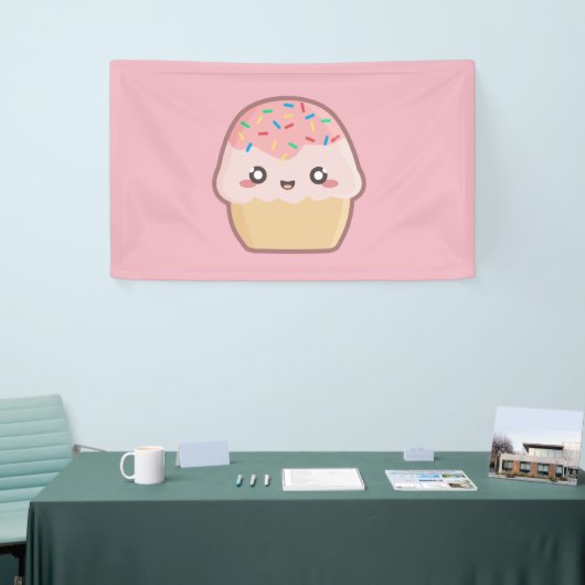 Kawaii cupcake spandoek (Beurs)