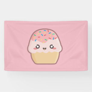 Kawaii cupcake spandoek