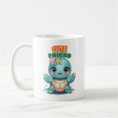 Kawaii Cute Baby Turtle Mug (Gauche)