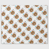 Kawaii/Cute Beer Cadeaupapier (Vlak)