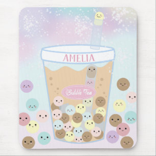 Kawaii Cute Bubble Pearl Milk Tea Tapioca Boba Muismat
