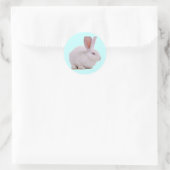 Kawaii Cute Bunny Ronde Sticker (Tas)