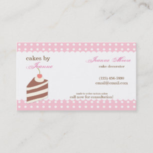 Kawaii CUTE Cake Bakery Visitekaartje