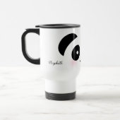Kawaii Cute Cartoon Panda Beer Aangepaste naam Reisbeker (Links)