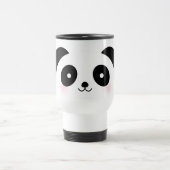Kawaii Cute Cartoon Panda Beer Aangepaste naam Reisbeker (Center)