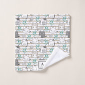 Kawaii Cute Cat Motif (2) (Gant de toilette)