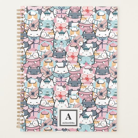 Kawaii Cute Cat Motif (3) (Devant)