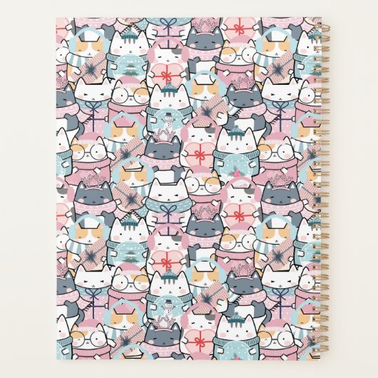 Kawaii Cute Cat Motif (3) (Dos)